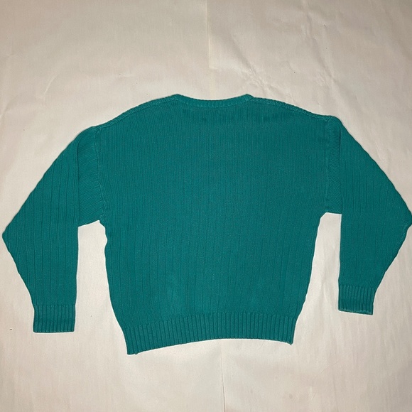 Vintage Green Grandpa Sweater - Picture 5 of 5